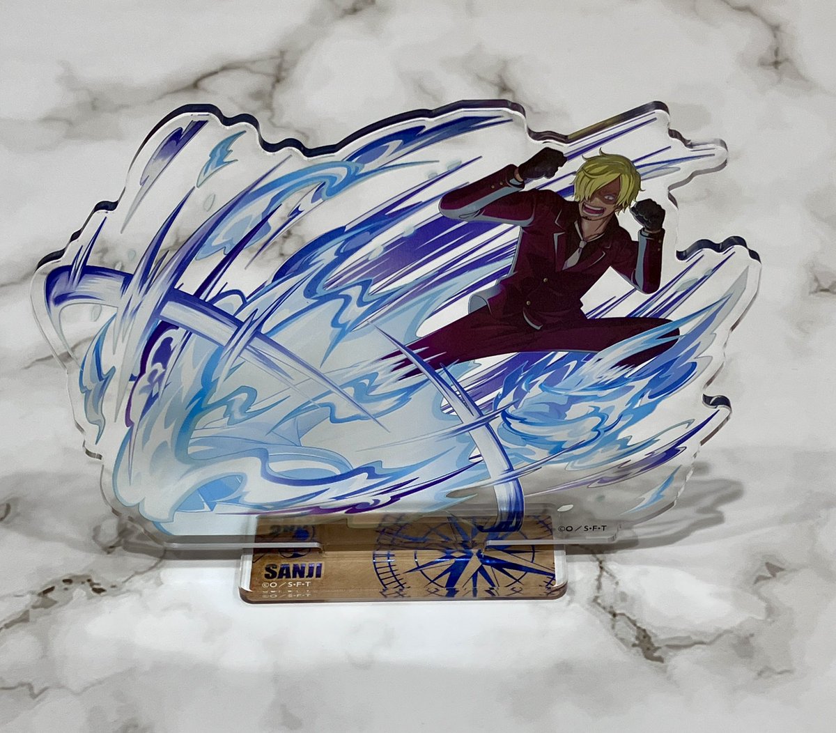 新商品】 箔押しアクリルスタンド(必殺技) ルフィ/ ゾロ / サンジ 各