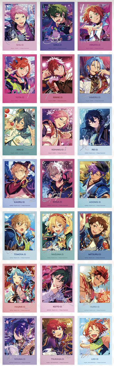 あんスタ 中国 星幻時序 ポラロイド 第二弾 6月29日より中国公式