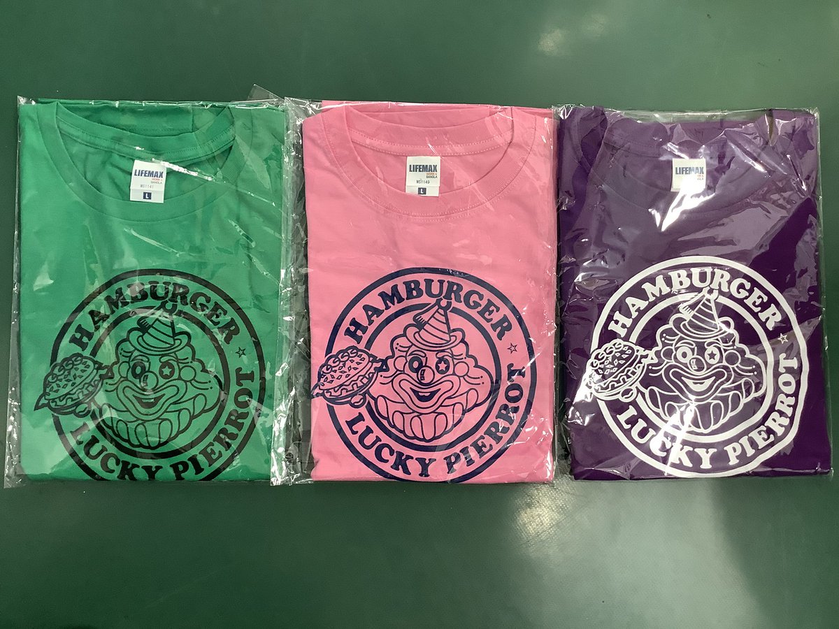 ☆おまたせしました。 ラッキーピエロTシャツ 新色 限定販売中