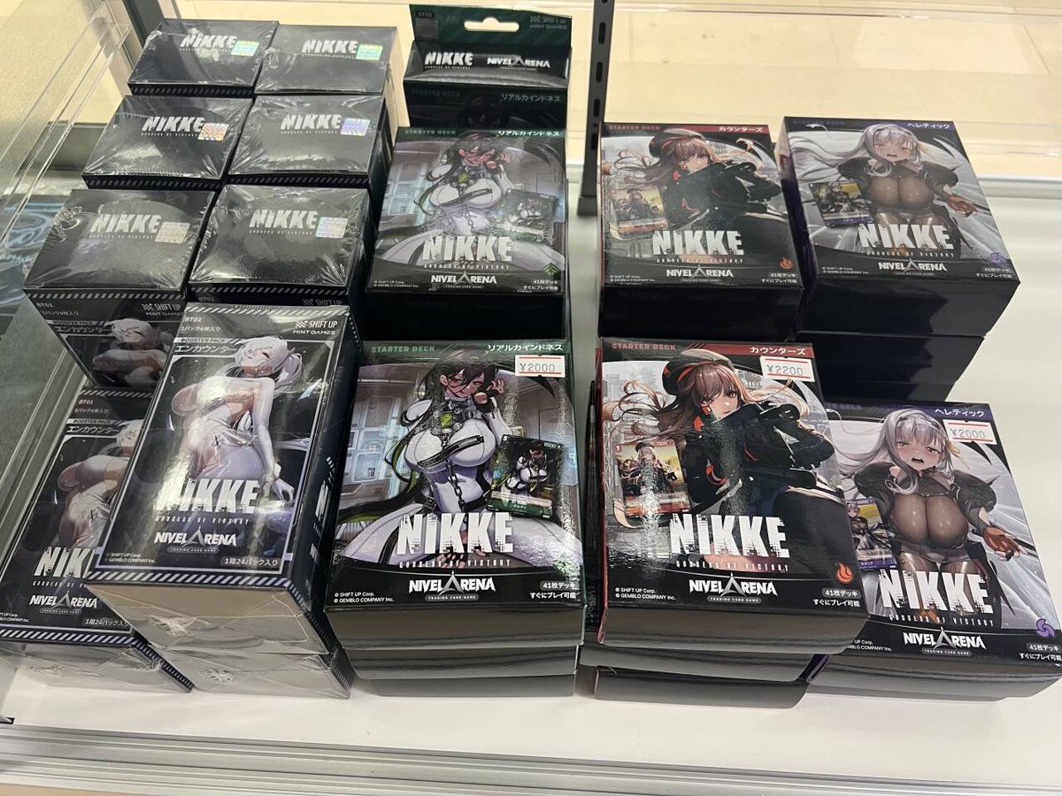 勝利の女神：NIKKE NIVEL ARENA 日本語版 販売情報 ブースターパック第