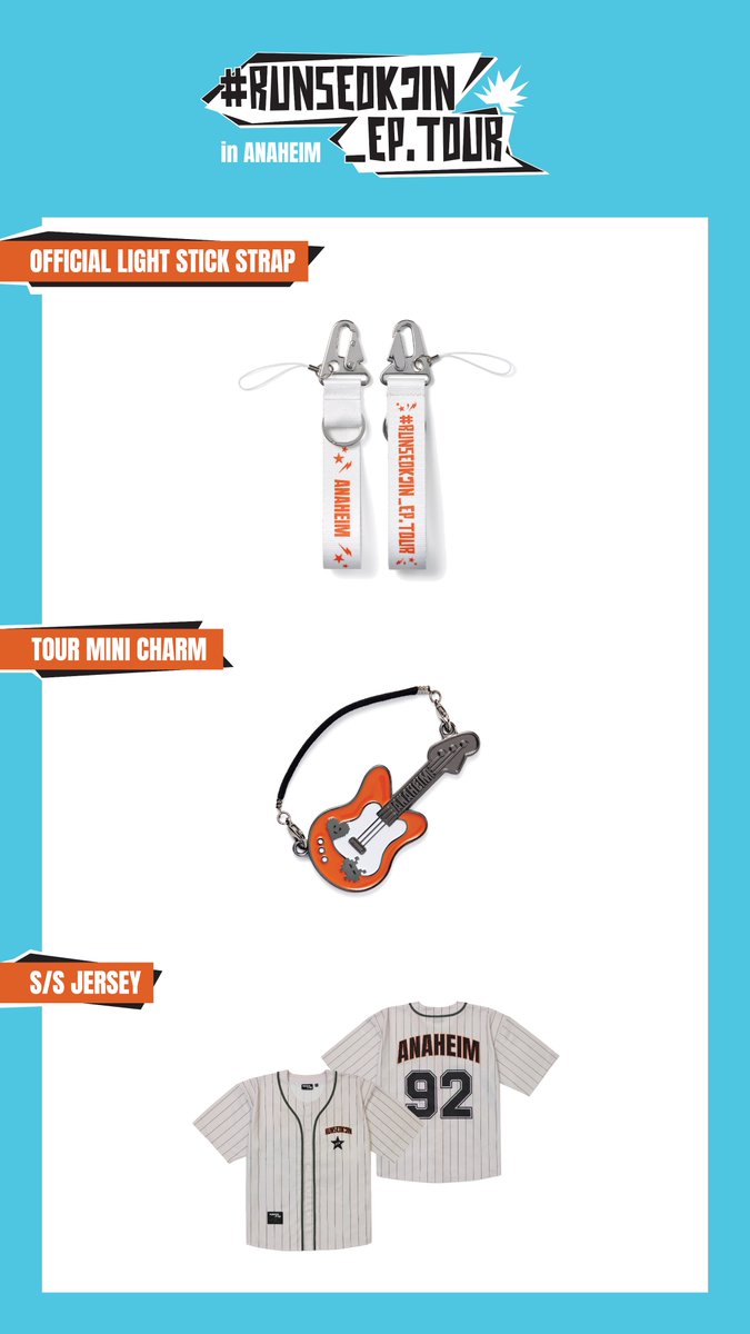 진 (Jin) 'RUNSEOKJIN_EP.TOUR in U.S.' (ANAHEIM / DALLAS) - Check