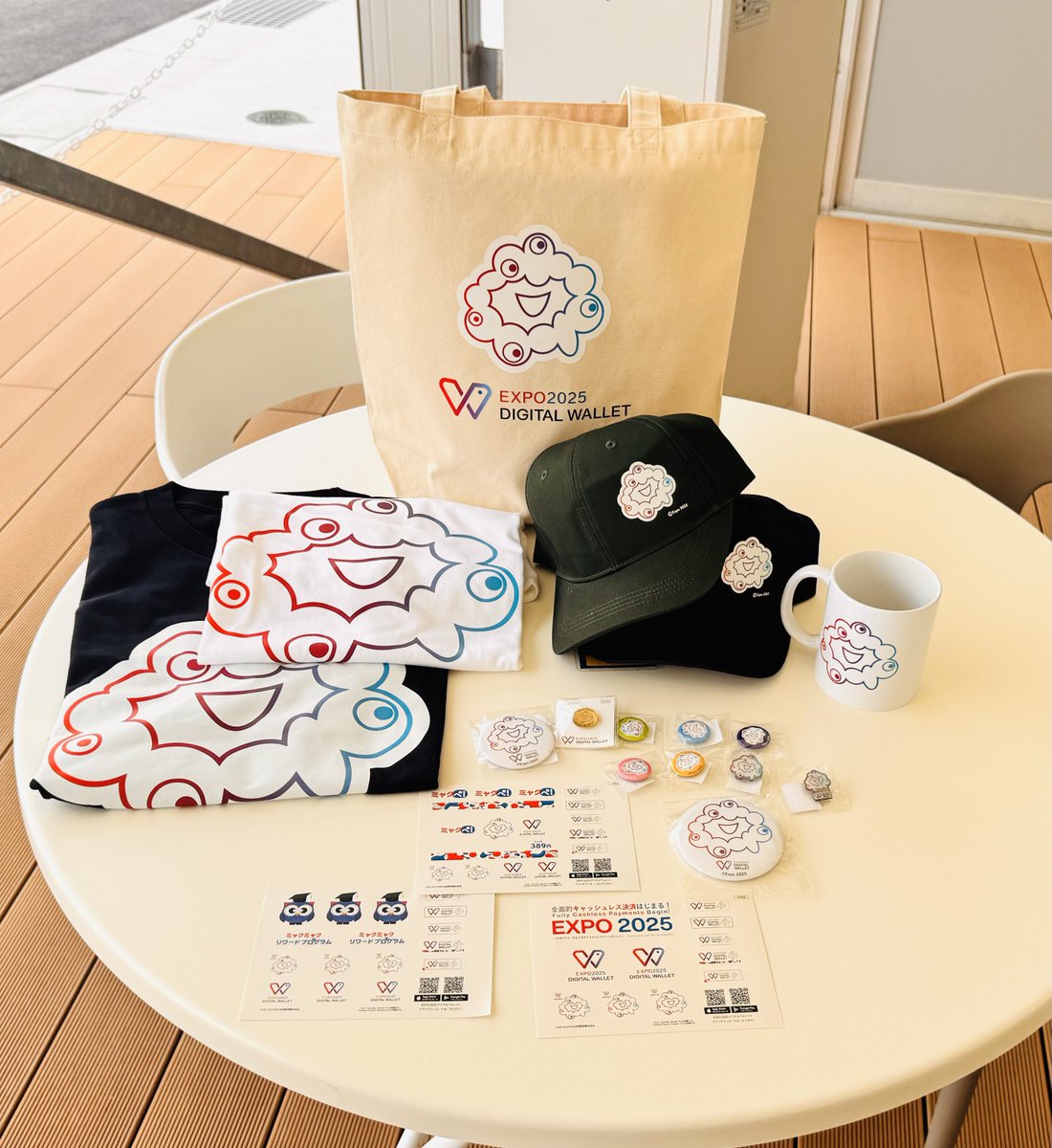 ✨ミャクミャクチャレンジ景品紹介その1✨ まずは1等2等を😊 Tシャツは