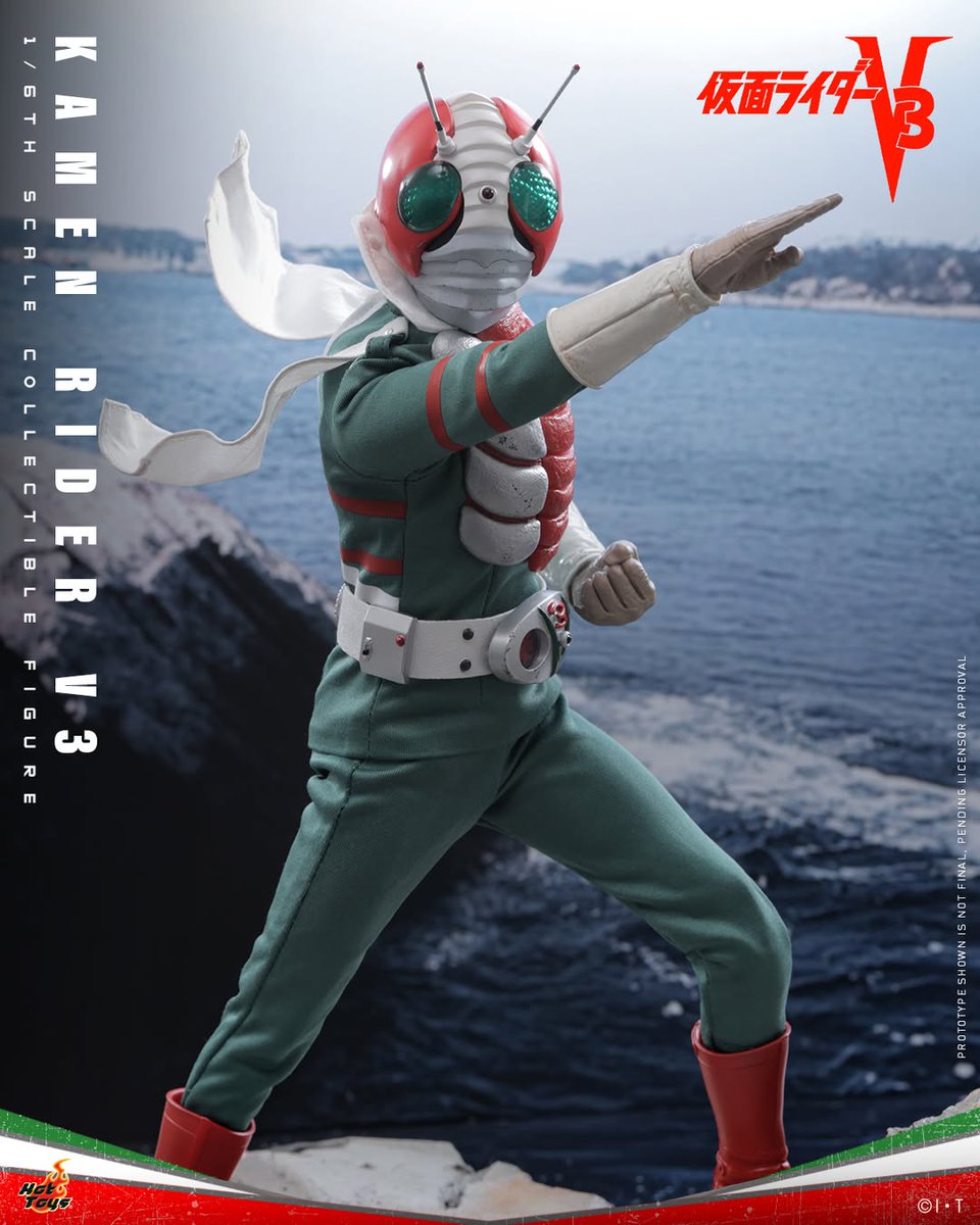 ホットトイズ 「1/6スケール 仮面ライダー V3 コレクタブルフィギュア