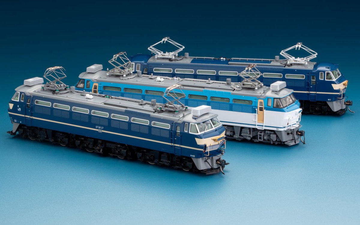 1/80HOスケール『EF66形』シリーズに『後期型』と『JR貨物更新車』の