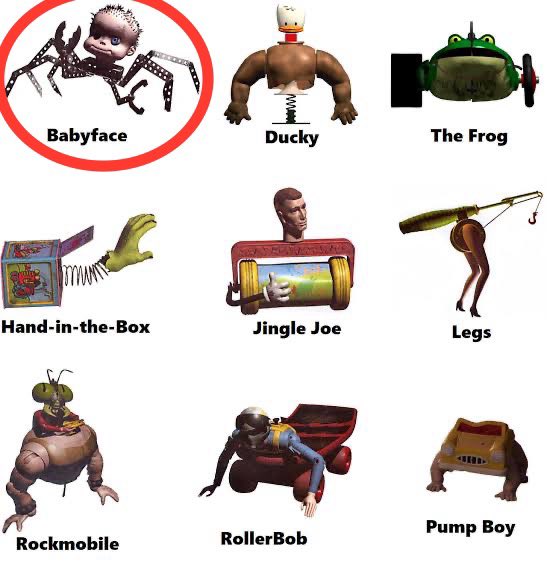 トイストーリー ベビーフェイス【実物大】 シドのおもちゃで最も人気が