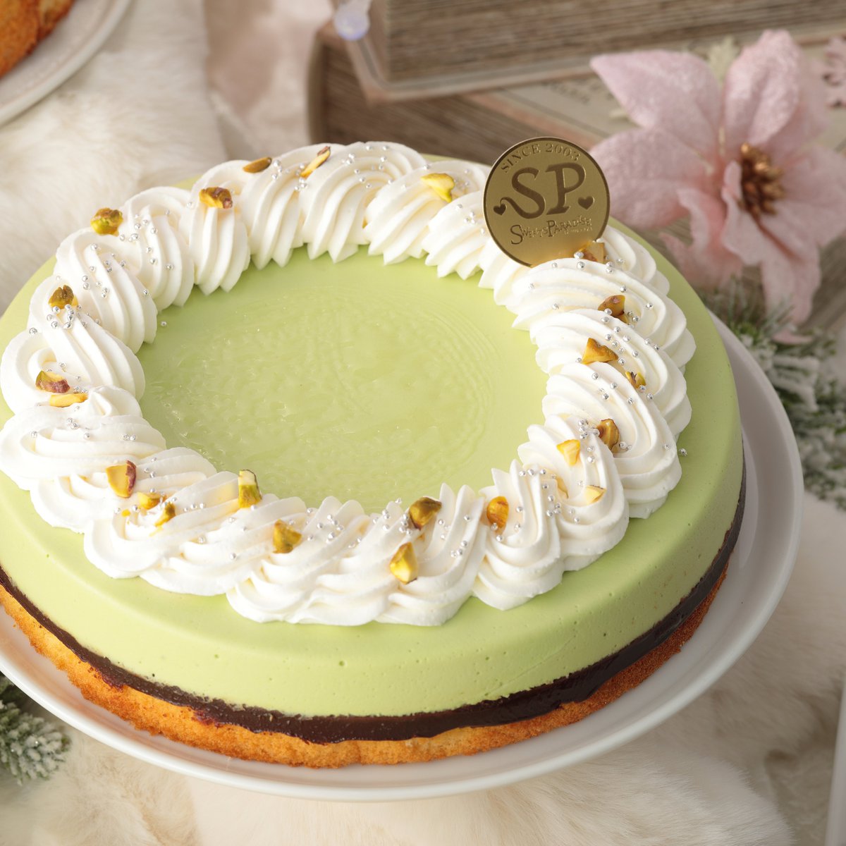ウィンターフェア限定スイーツ ⛄ピスタチオムースケーキ