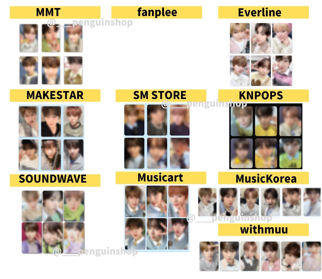 ktown4u NCTWISH トレカ ラキドロ限定 COLOR 6枚セット