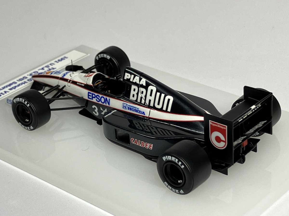 タメオ1/43ティレルホンダ020完成しました🏁中嶋悟選手が5位入賞した