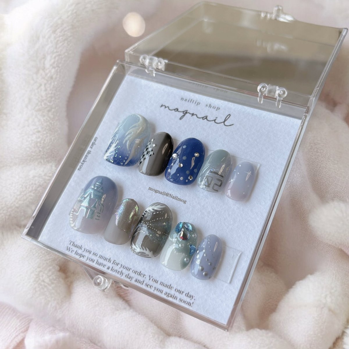 18trip #神名雪風 #エイトリ チップ:ショートオーバル イメージネイル