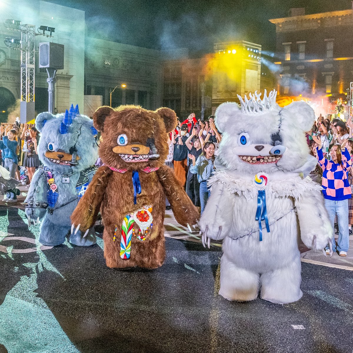 USJ 】新キャラクター・ハミクマパンク登場！ ユニバーサル・スタジオ