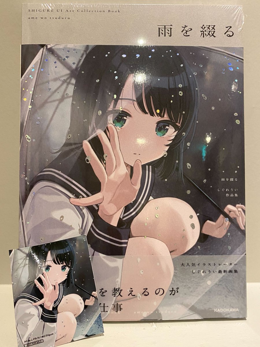 🪄#しぐれうい個展 #雨を手繰る】 🌂「雨を綴る」しぐれうい作品集