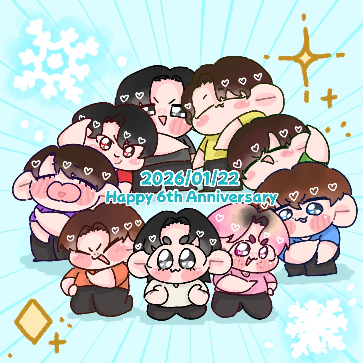 SnowMan6thAnniversary #SnowMan6周年