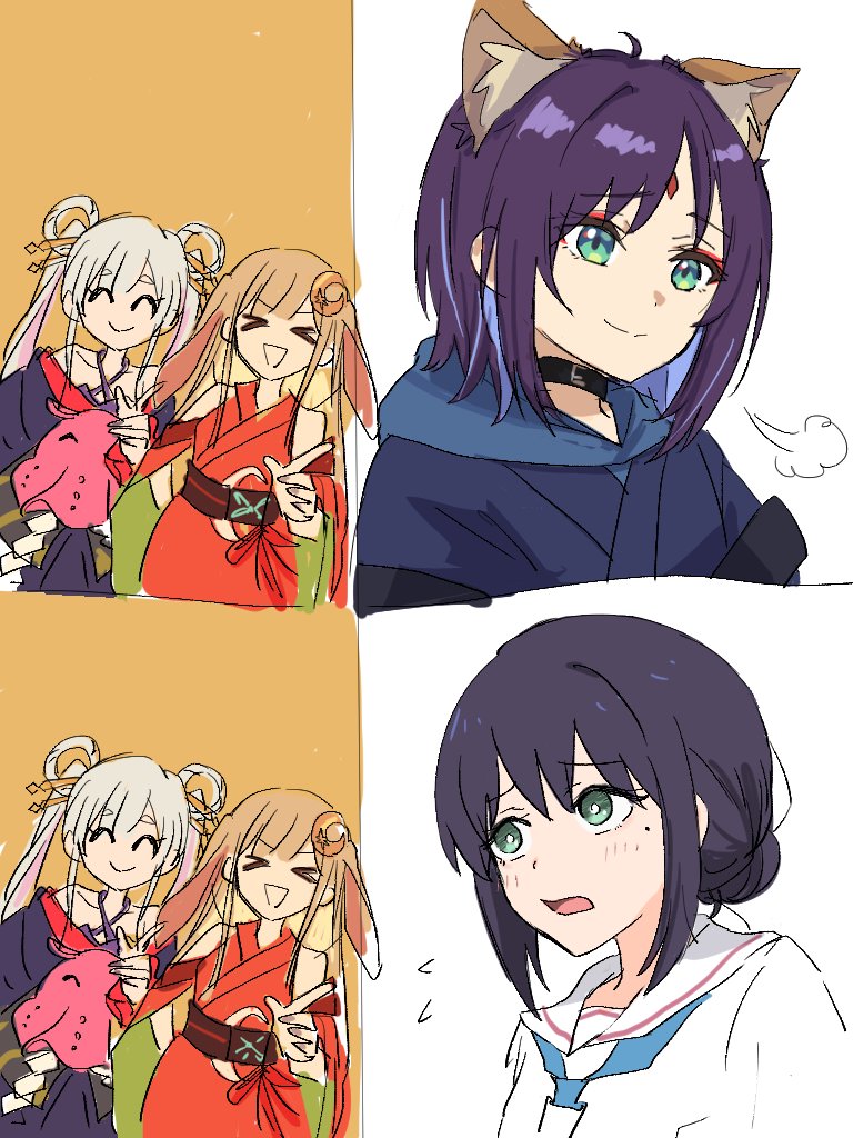 邪神ドロップキック 直筆サイン 色紙 田中美海 ランラン 声優サイン