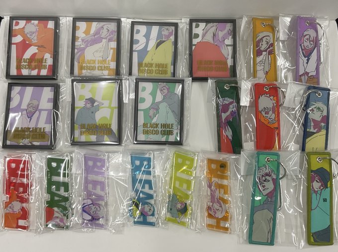 BLEACH #ブリーチ BLACK HOLE DISCO CLUB ミラーアクリルプレート7種