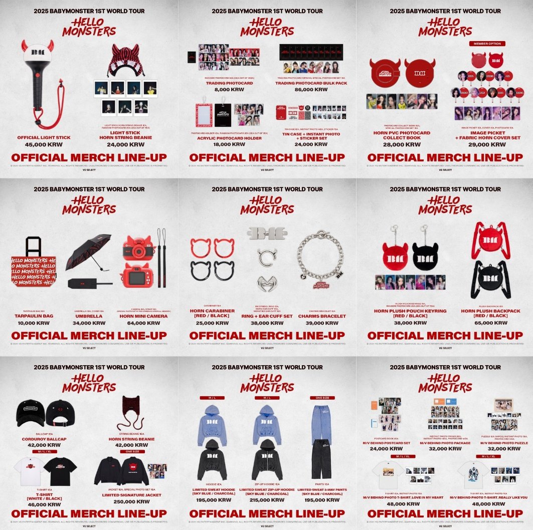 BABYMONSTER ベビモン ソウルコン Hello ジャケット トレカ 7pcs/Set BABYMONSTER WORLD TOUR HELLO MONSTERS Photo Cards Self