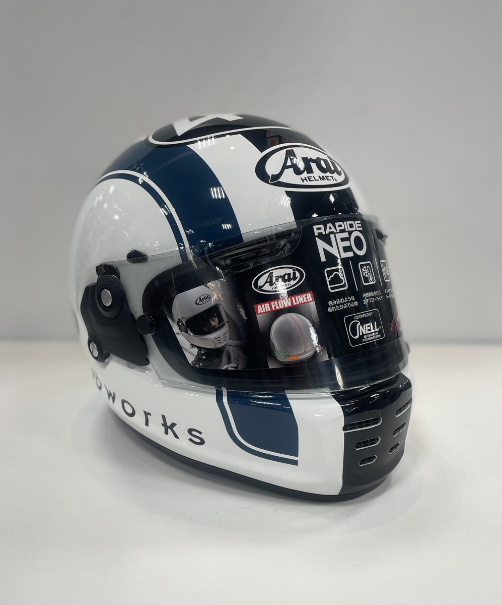 アライヘルメットから『RAPIDE-NEO 46WORKS RACE』が発売しました！ ご