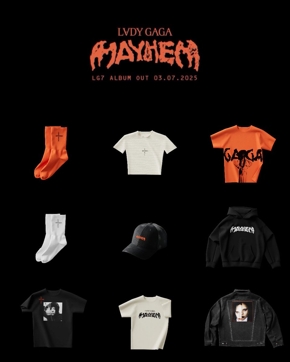 レディー・ガガ オフィシャルショップにてニュー・アルバム『MAYHEM