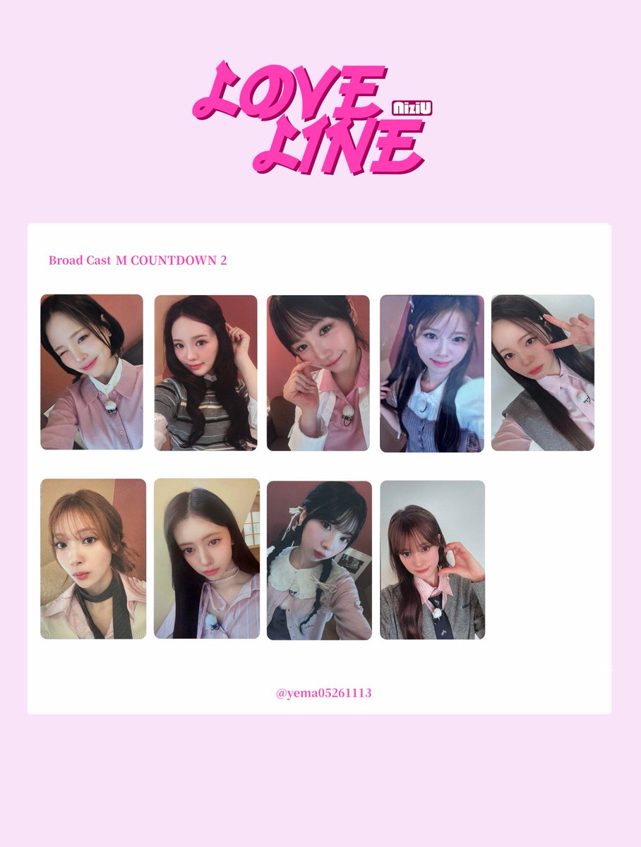 ✦𝐍𝐢𝐳𝐢𝐔 𝑳𝑶𝑽𝑬 𝑳𝑰𝑵𝑬 🩷 サノク 2週目 M COUNTDOWN トレカ