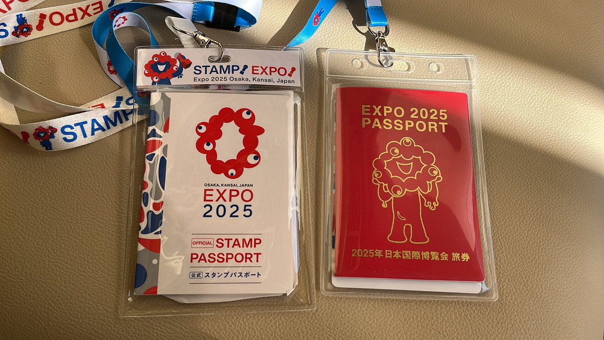 スタンプパスポート もありますが、 #万博パスポート型記念チケットの