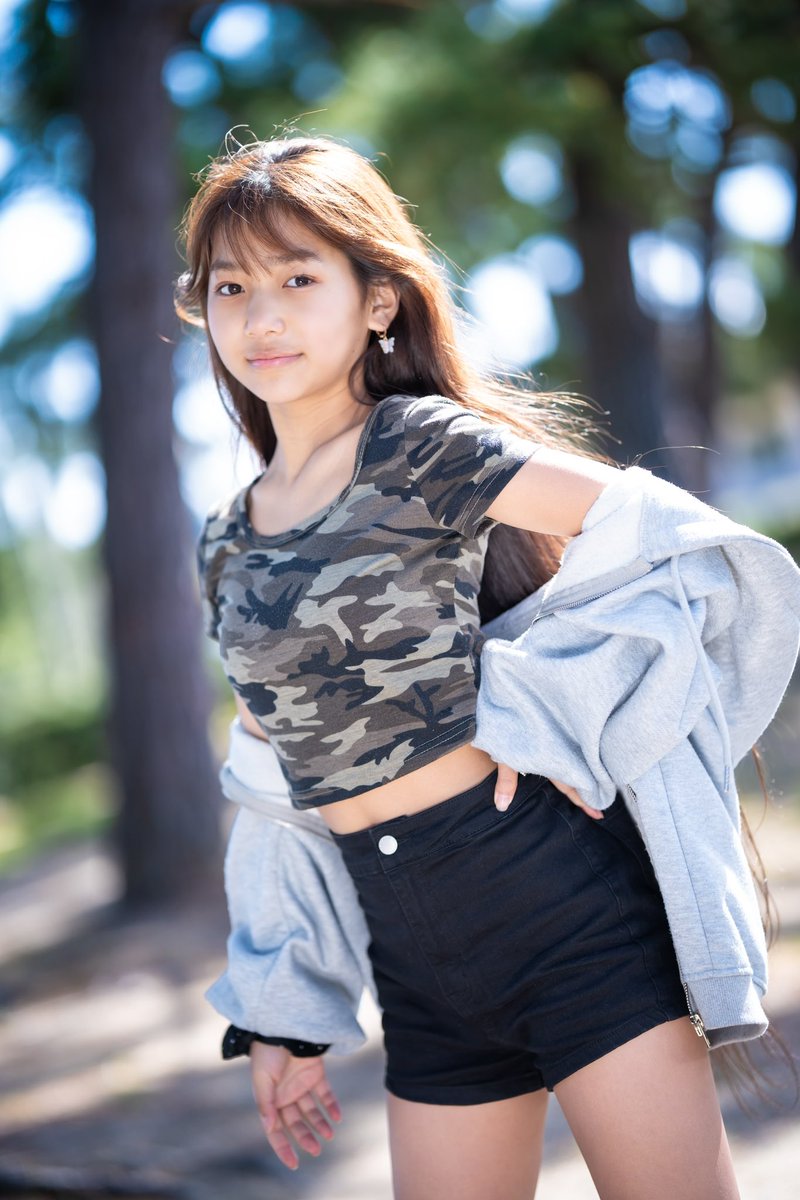 アリアナちゃん（JC1）シェルターベルトで撮影スタート😊 #アリアナ