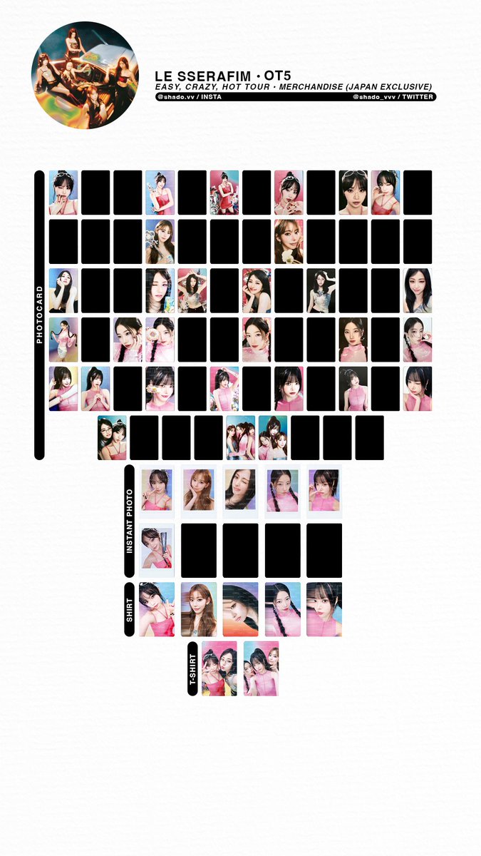 LE SSERAFIM - 2025 EASY CRAZY HOT Tour - OT5 Japan exclusive