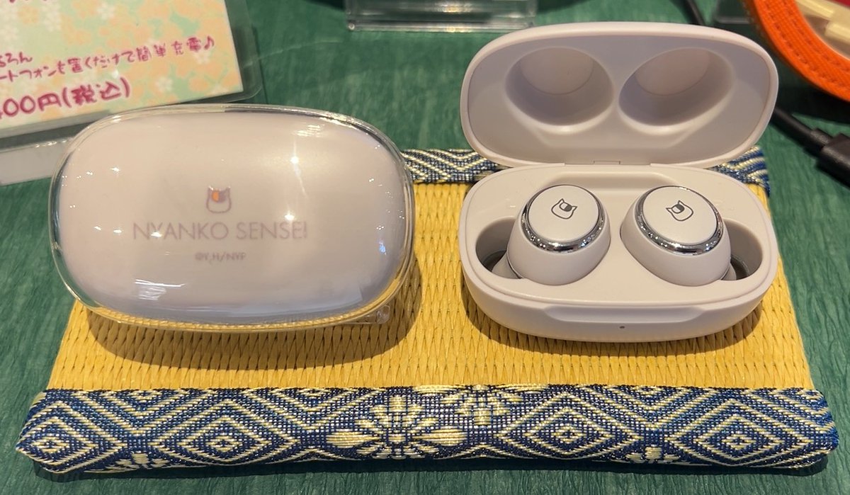 🍃お知らせ🍃 新規録り下ろしボイス搭載ワイヤレスイヤホン好評受注