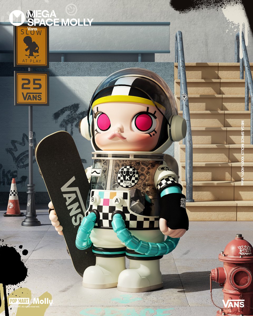 Come with MEGA SPACE MOLLY and Vans to unlock limitless street