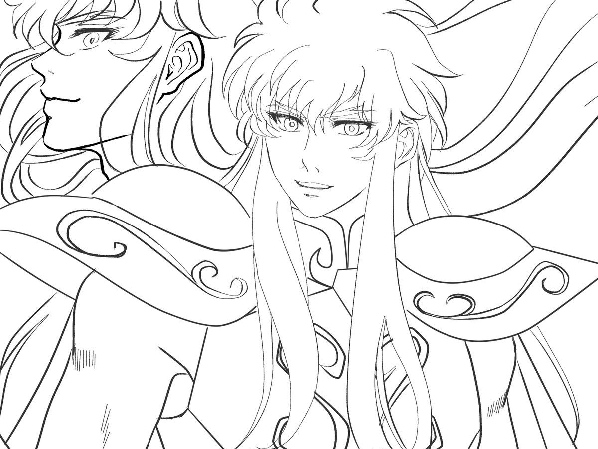 アクエリアスのカミュ #聖闘士星矢 ♒️水瓶座 #イラスト