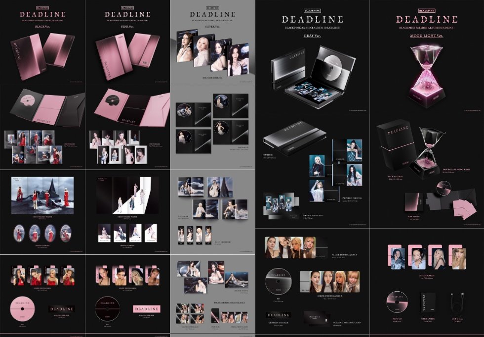 🤍🤍🤍 BLACKPINK [DEADLINE] 🤍🤍🤍 ＼ アルバム詳細 公開
