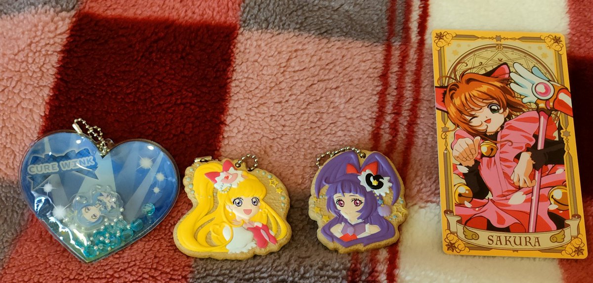 秋葉原で買ったグッズ達。鬼滅とCCさくらとプリキュア。 #鬼滅の刃 #CC