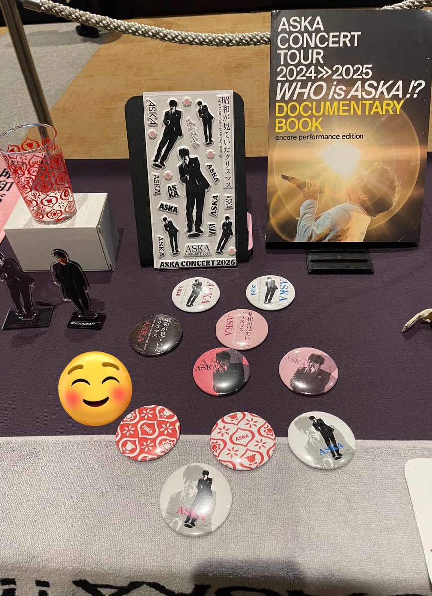 グッズ売り場✨と今回ゲット品✨ イメージフォト自体は一つなんですが