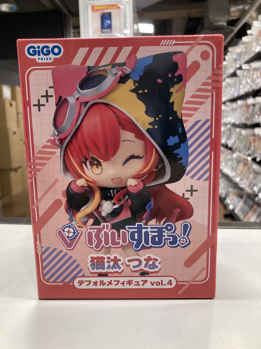 ぶいすぽっ！ 猫汰つな デフォルメフィギュアが入荷🍒✨ #まんだらけ