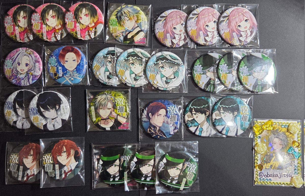 交換】Clock over ORQUESTA クロケスタ 激推し缶バッジ グラフアート