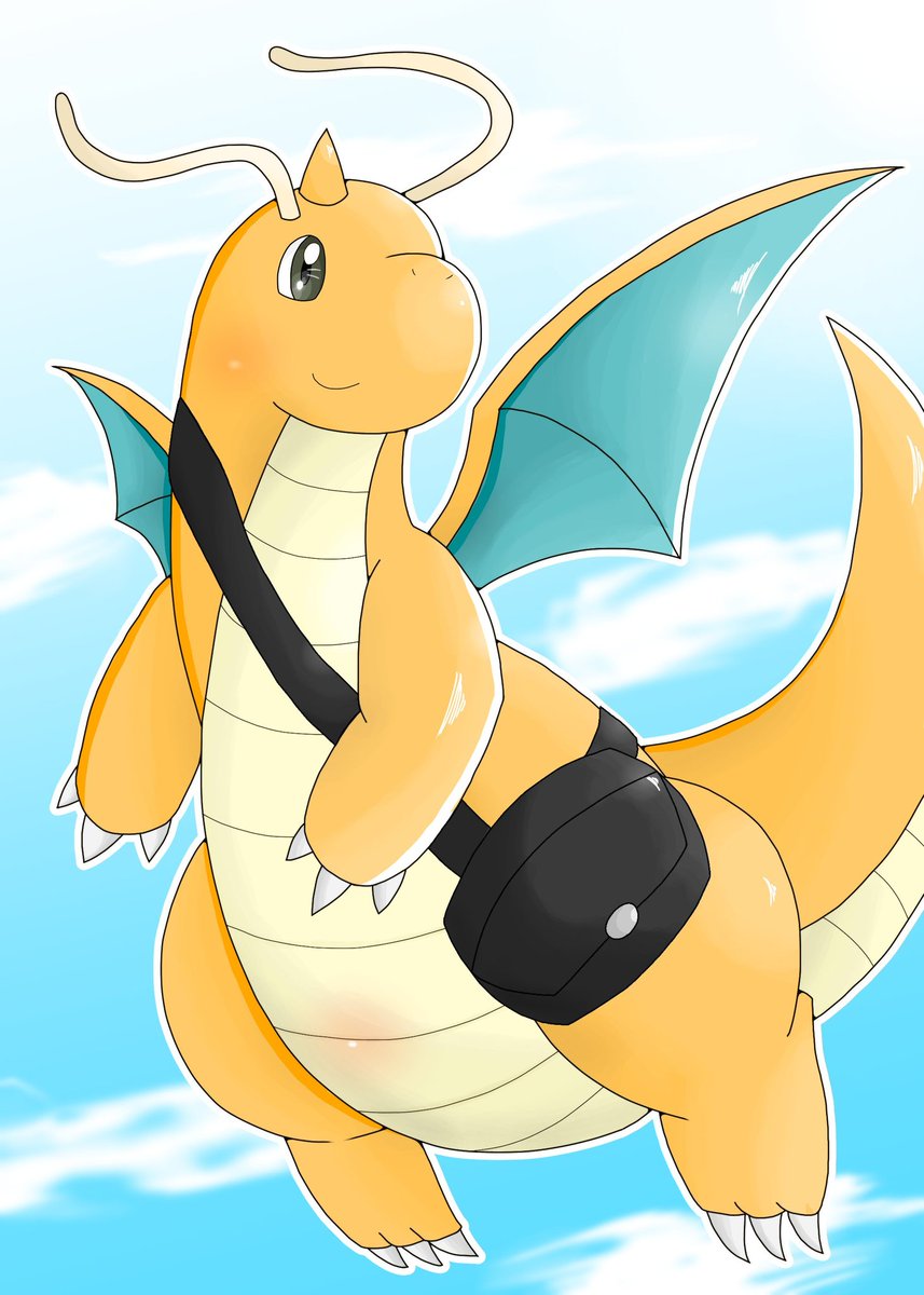 カイリューの日 過去絵になりますがカイリューﾁｬﾝ