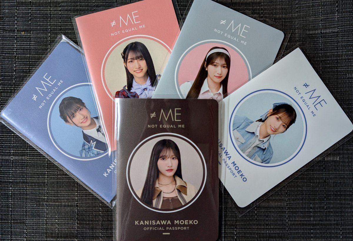 萌ちゃんパスポート届きましたよー💖🩵 ありがとう！！💎 #蟹沢萌子