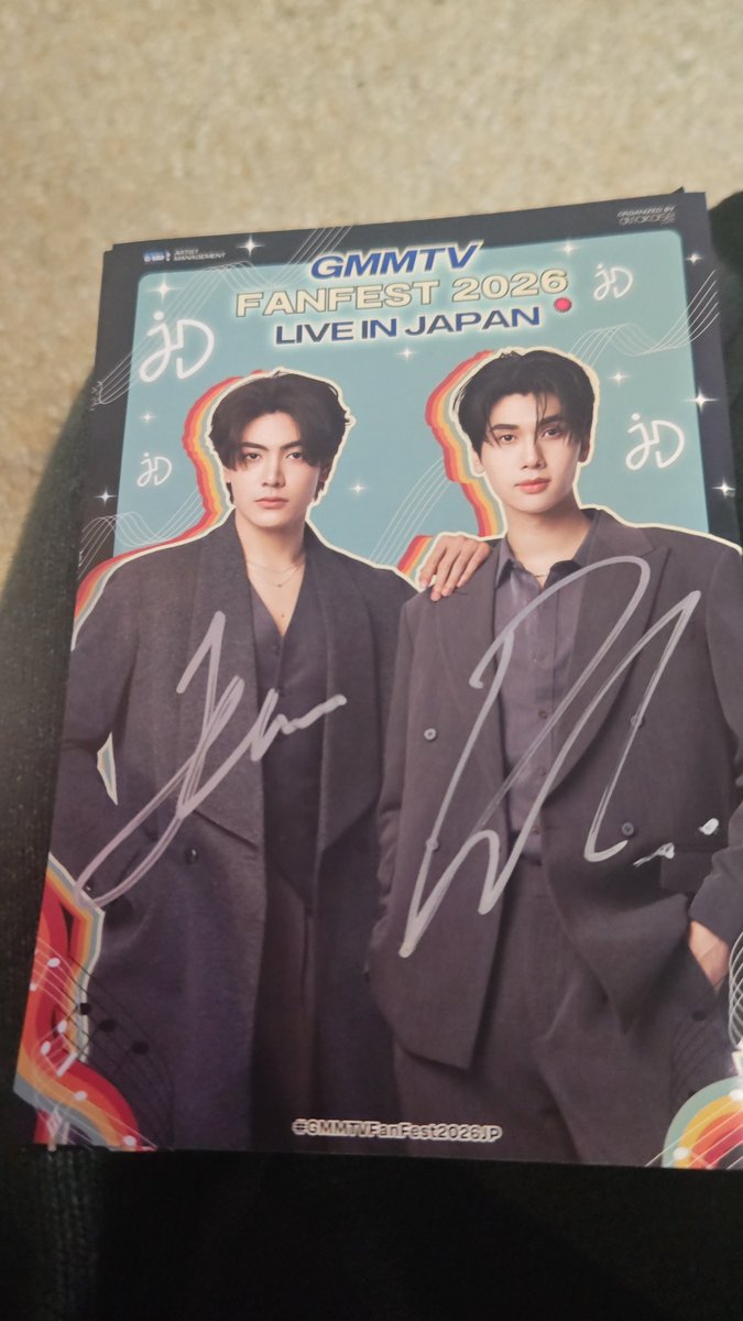 GMMTVFanFest2026JP #JoongDunk サイン会レポ Dunkちゃんは入る前に