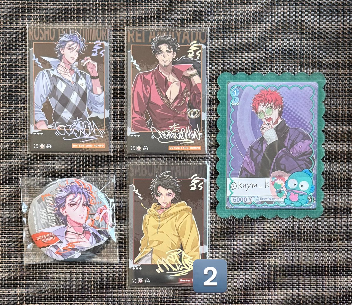 譲渡】ヒプマイ ヒプノシスマイク × GOODSLOVE 中国 グッズ チェキ風