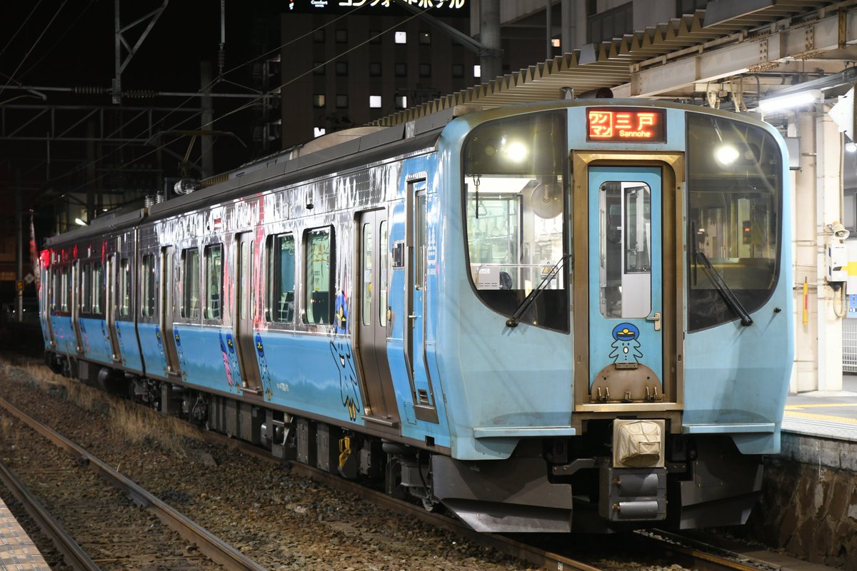 青い森2574M:703系11編成 3240D 快速しもきた:ｷﾊ100-202 2574Mは昨日が