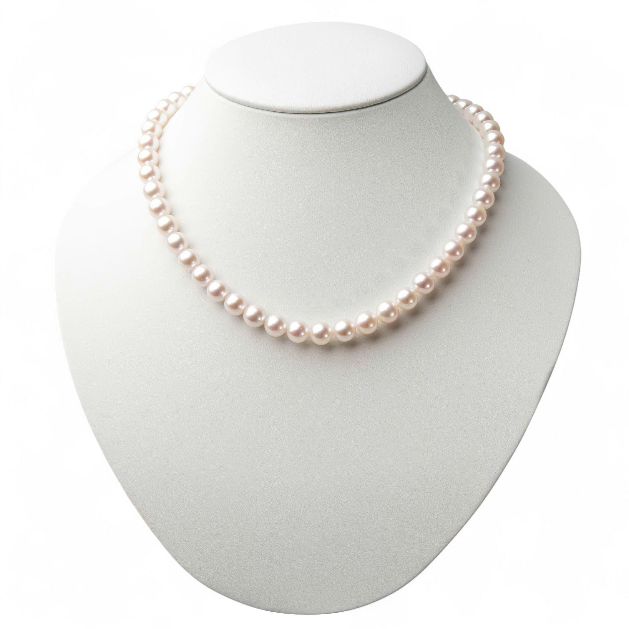 WEB限定】あこや真珠 ネックレスセット 8.0-8.5mm -準花珠- | 8.0-9.0mm