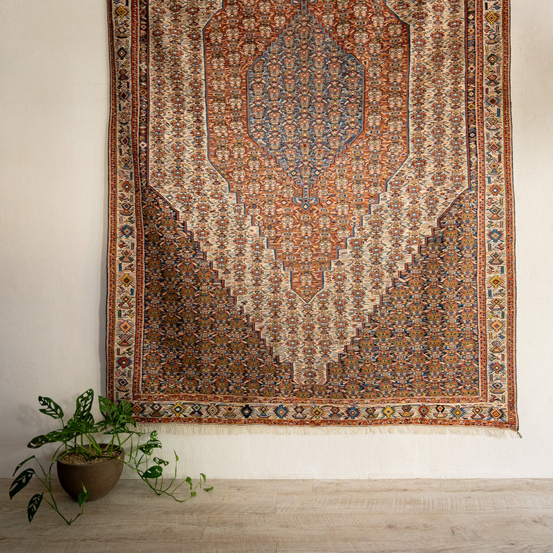 ペルシャ手織りキリム ウール ラグ セネ 191×308cm – Persiadirect