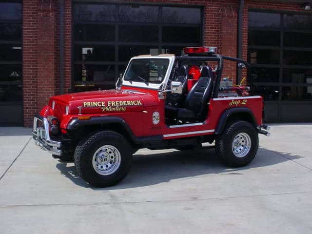 Jeep 2 - Prince Frederick Volunteer Fire Department
