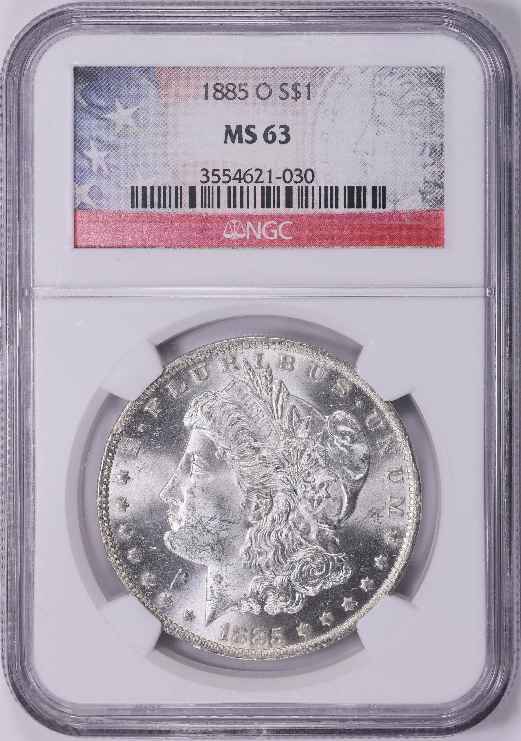 1885-O Morgan Silver Dollar NGC MS-63 (Item 2073097