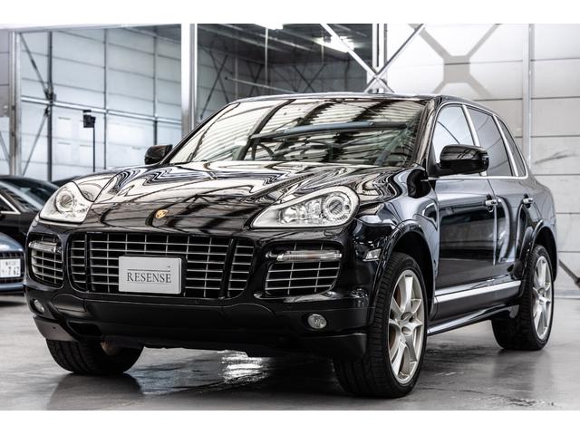 ポルシェ カイエン ターボ サンルーフ 左H ブラックレザーの中古車