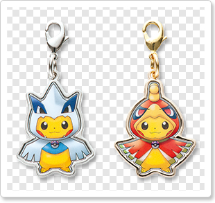 ルギア」「ホウオウ」のポンチョ姿のピカチュウのグッズが登場