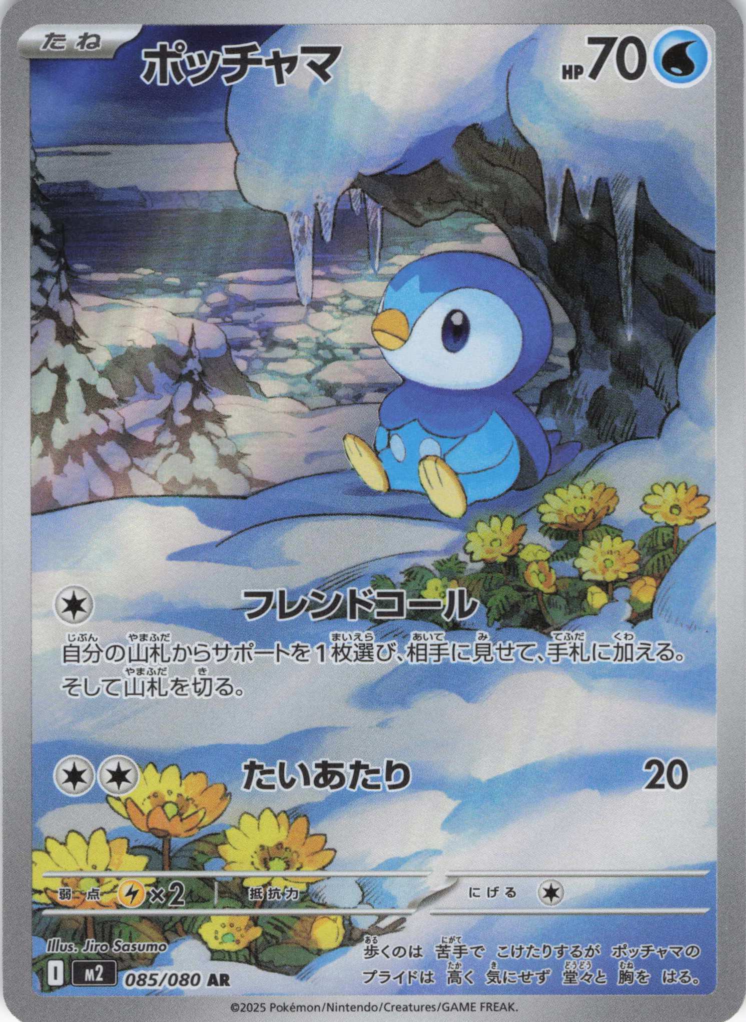 ポッチャマ(085/080)[AR]【M2】 | 福福トレカ ポケモンカード専門店