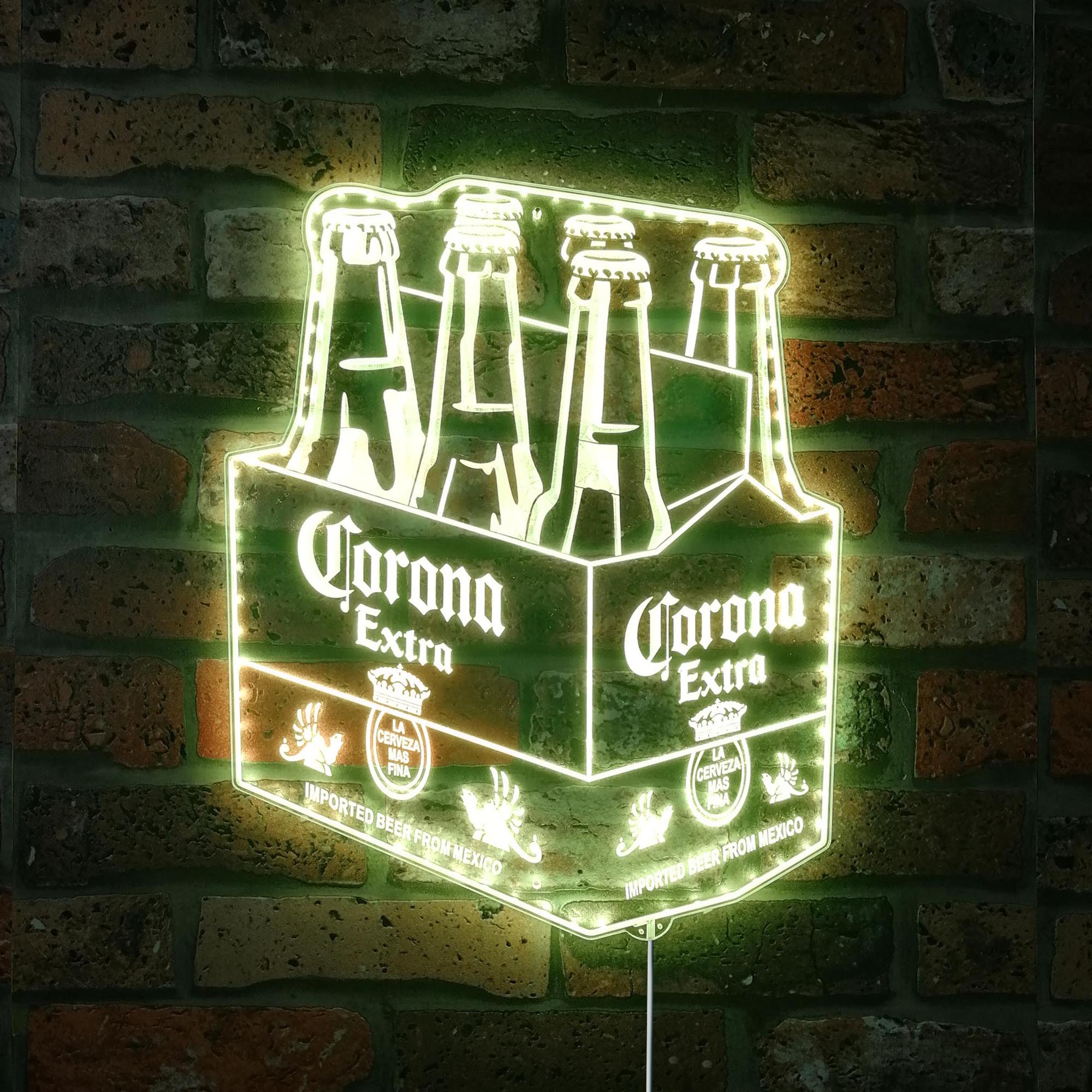 Corona Extra Dynamic RGB Edge Lit LED Sign | PROLEDSIGN