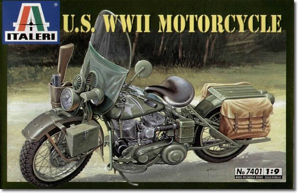 ITA-7401 Harley Davidson WLA 750 - WW2 | Hobbimex.nl