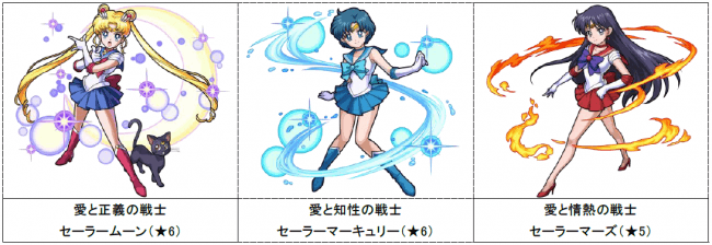 モンスト初の少女漫画原作作品コラボはアニメ『美少女戦士