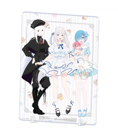 エミリア・レム・エキドナの描き下ろしのステッカーがもらえる！『Re