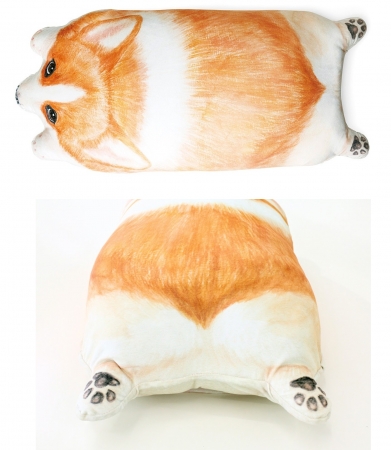 コーギーのおなかで眠る？ おしりで眠る？「コーギーのおなかぽよぽよ